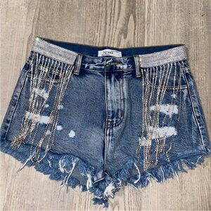 Bedazzled Jean shorts